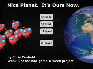 Week3: Nice Planet: It's Ours Now.
