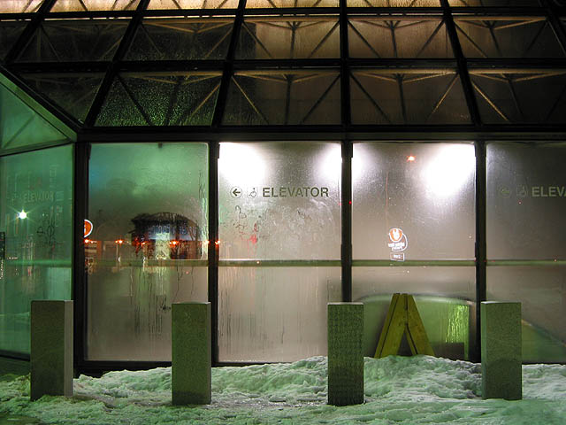 Sauna on a cold day